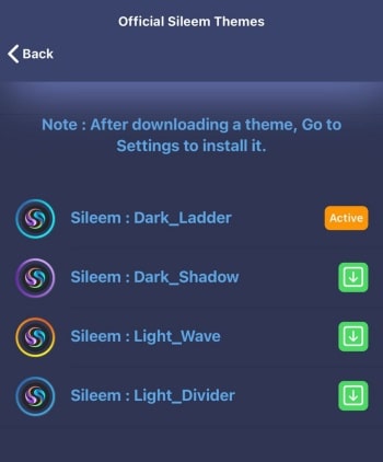 official sileem theme - Step 5