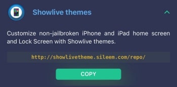 Show live themes -1