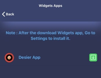 widgets - step 5