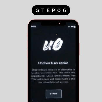 Unc0ver black - step 06